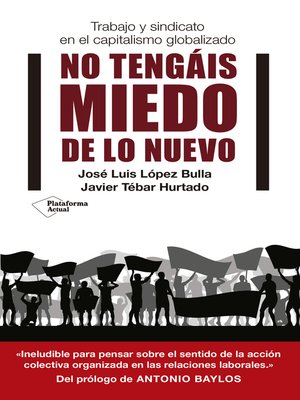 cover image of No tengáis miedo de lo nuevo